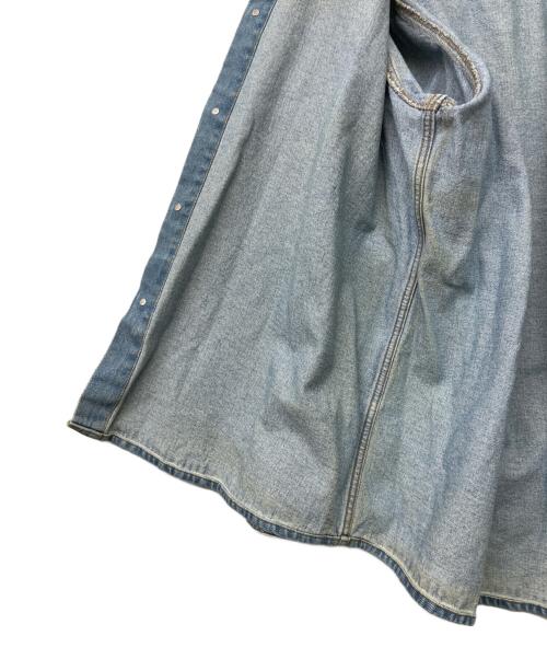 Hed Mayner（ヘド メイナー）Hed Mayner (ヘド メイナー) オーバーサイズデニムシャツ スカイブルー サイズ:Sの古着・服飾アイテム