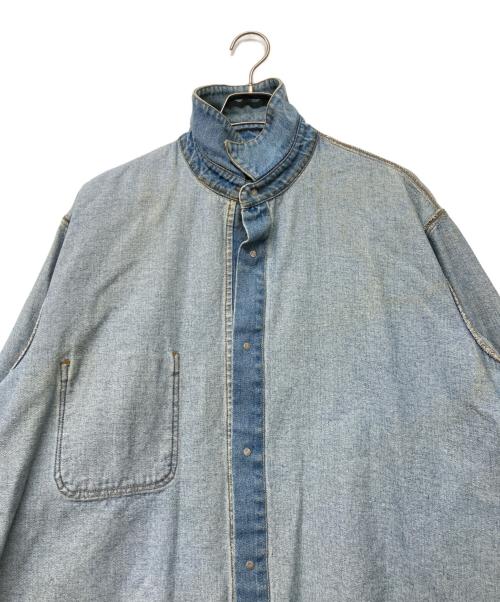 Hed Mayner（ヘド メイナー）Hed Mayner (ヘド メイナー) オーバーサイズデニムシャツ スカイブルー サイズ:Sの古着・服飾アイテム