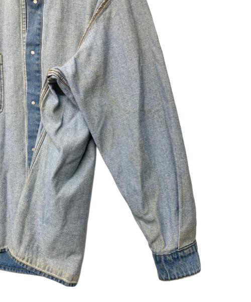 Hed Mayner（ヘド メイナー）Hed Mayner (ヘド メイナー) オーバーサイズデニムシャツ スカイブルー サイズ:Sの古着・服飾アイテム