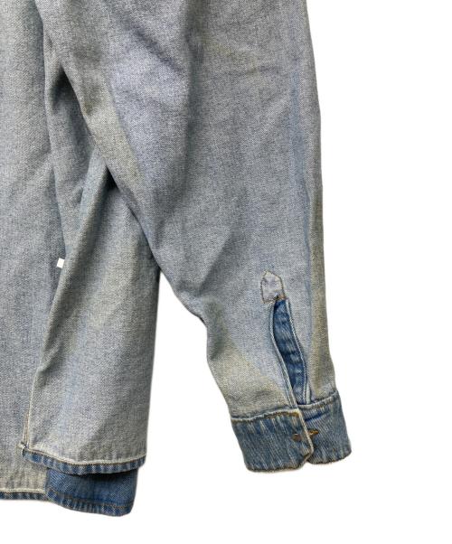 Hed Mayner（ヘド メイナー）Hed Mayner (ヘド メイナー) オーバーサイズデニムシャツ スカイブルー サイズ:Sの古着・服飾アイテム