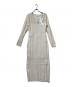 HER LIP TO（ハーリップトゥ）の古着「Cecily Cable Knit Dress/「セシリー・ケーブル・ニット・ドレス」｜ホワイト