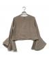 anuans (アニュアンス) 25SS フォルムスリーブブラウス ベージュ サイズ:FREE：8000円