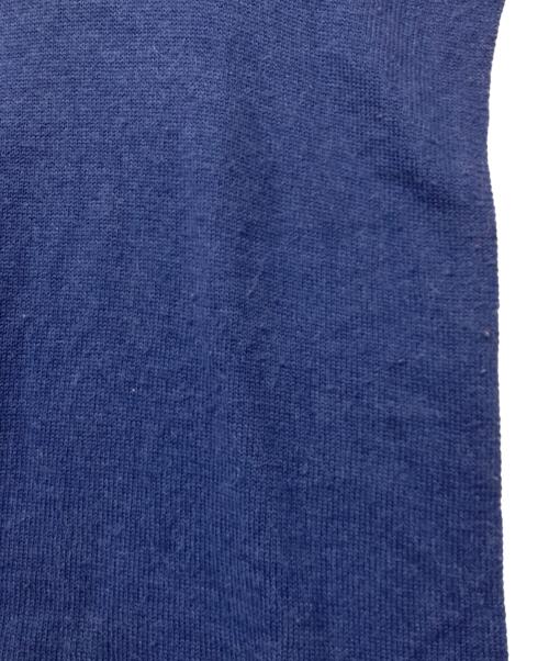 b.green（ビーグリーン）b.green (ビーグリーン) ニットポンチョ ブルー サイズ:SIZETUの古着・服飾アイテム