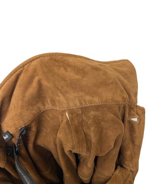 messagerie（メッサジェリエ）MESSAGERIE (メッサジェリエ) スウェードジャケット ブラウン サイズ:50の古着・服飾アイテム