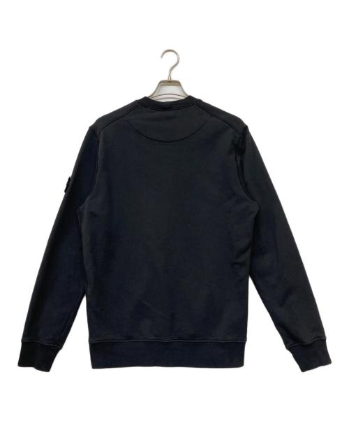 STONE ISLAND（ストーンアイランド）STONE ISLAND (ストーンアイランド) クルーネックスウェット ブラック サイズ:Lの古着・服飾アイテム
