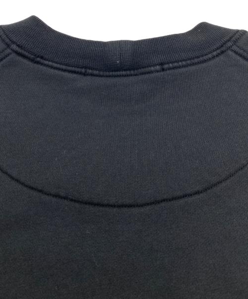 STONE ISLAND（ストーンアイランド）STONE ISLAND (ストーンアイランド) クルーネックスウェット ブラック サイズ:Lの古着・服飾アイテム
