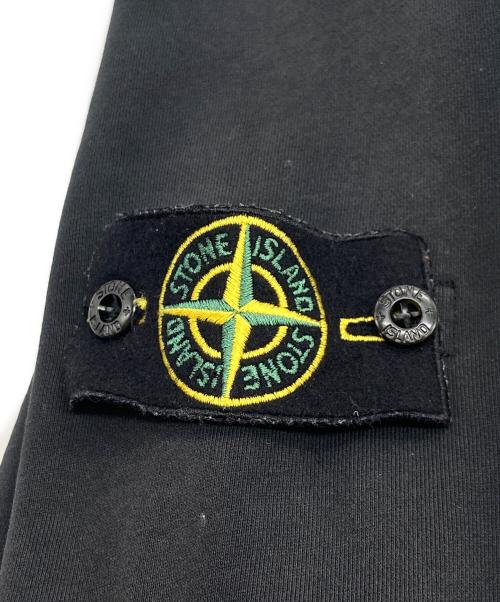 STONE ISLAND（ストーンアイランド）STONE ISLAND (ストーンアイランド) クルーネックスウェット ブラック サイズ:Lの古着・服飾アイテム