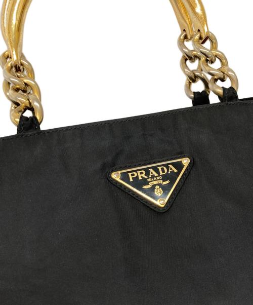 PRADA（プラダ）PRADA (プラダ) ナイロントートバッグ ブラックの古着・服飾アイテム