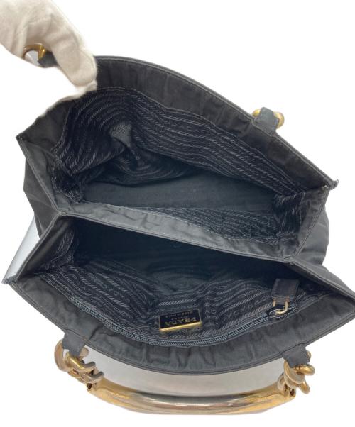 PRADA（プラダ）PRADA (プラダ) ナイロントートバッグ ブラックの古着・服飾アイテム