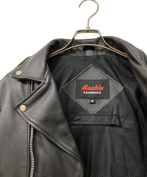 Rookie（ルーキー）Rookie (ルーキー) ダブルライダースジャケット ブラック サイズ:Mの古着・服飾アイテム
