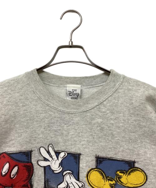 Disney STORE（ディズニーストア）Disney STORE (ディズニーストア) 90s USA製ヴィンテージプリントスウェット グレー サイズ:SIZEMの古着・服飾アイテム