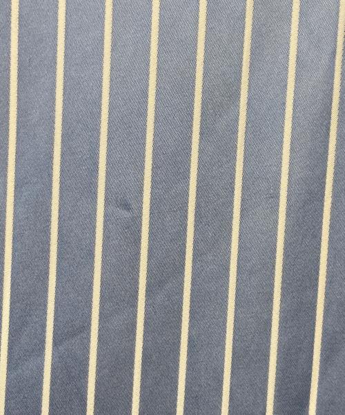 MYLAN（マイラン）MYLAN (マイラン) Bi-Color Stripe Shirt Dress(バイカラー ストライプ シャツ ドレス) ブルー×オレンジ サイズ:FREEの古着・服飾アイテム