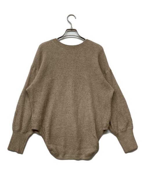 ETRE（エトレ）etre (エトレ) フロントホックニット ベージュ サイズ:Freeの古着・服飾アイテム