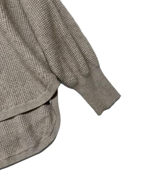 ETRE（エトレ）etre (エトレ) フロントホックニット ベージュ サイズ:Freeの古着・服飾アイテム