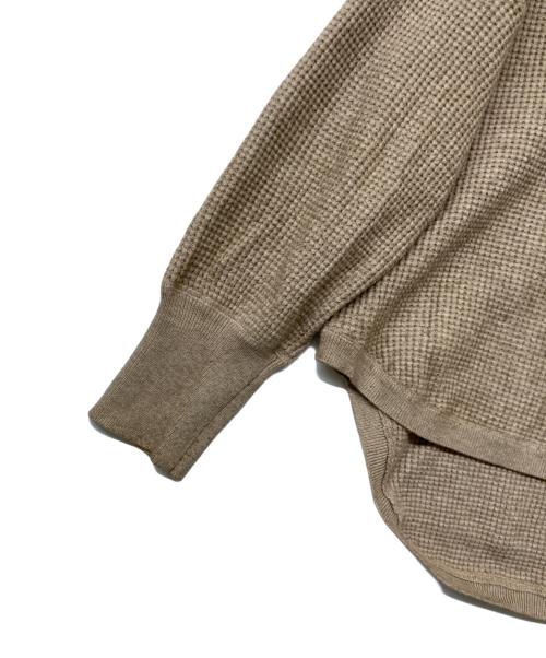 ETRE（エトレ）etre (エトレ) フロントホックニット ベージュ サイズ:Freeの古着・服飾アイテム