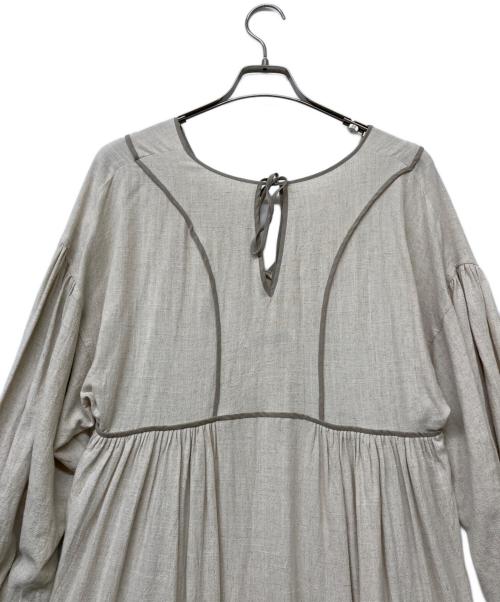 ETRE（エトレ）ETRE (エトレ) ブラウスワンピース ベージュ サイズ:SIZE Freeの古着・服飾アイテム