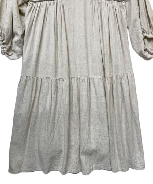 ETRE（エトレ）ETRE (エトレ) ブラウスワンピース ベージュ サイズ:SIZE Freeの古着・服飾アイテム