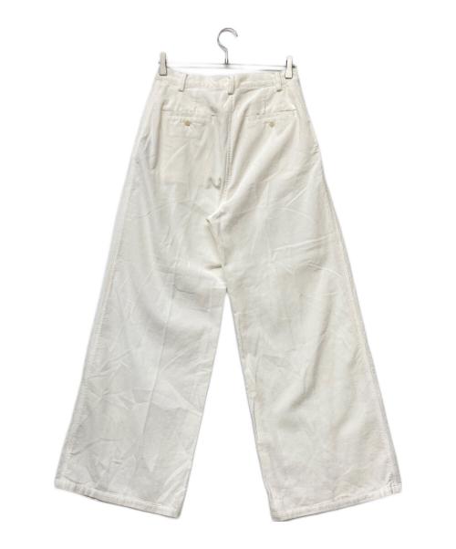 THIRD MAGAZINE（サードマガジン）THIRD MAGAZINE (サードマガジン) コーデュロイパンツ ホワイト サイズ:2 未使用品の古着・服飾アイテム