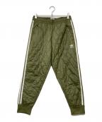 adidasアディダス）の古着「ADICOLOR CLASSICS SST QUILTED TRACK PANTS(アディカラー クラシックス エスエスティー キルテッド トラック パンツ)」｜グリーン