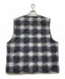 stussy (ステューシー) PLAID NYLON LINER VEST/プレイドナイロンライナーベスト グレー×ブラック サイズ:L：12000円