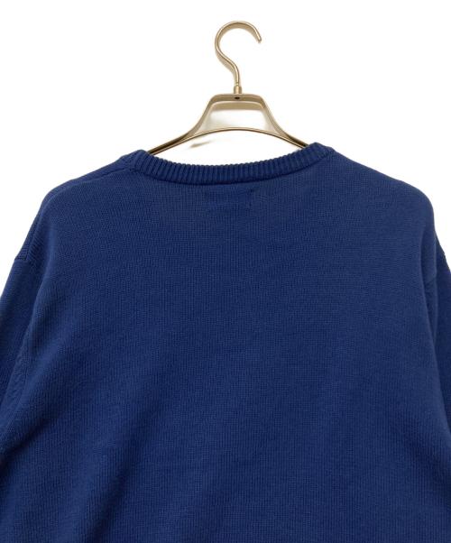 stussy（ステューシー）stussy (ステューシー) ice fieldニット ブルー サイズ:SIZELの古着・服飾アイテム