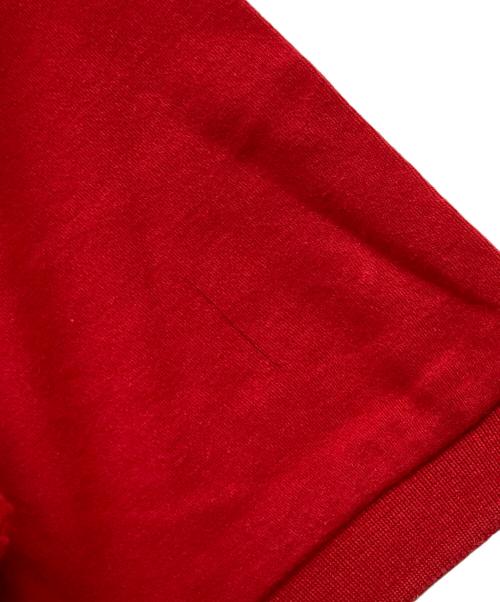 POLO RALPH LAUREN（ポロ・ラルフローレン）POLO RALPH LAUREN (ポロ・ラルフローレン) やり投げ 1992オリジナル 1992 STADIUM POLO SHIRT ホワイト×レッド サイズ:sizeLの古着・服飾アイテム