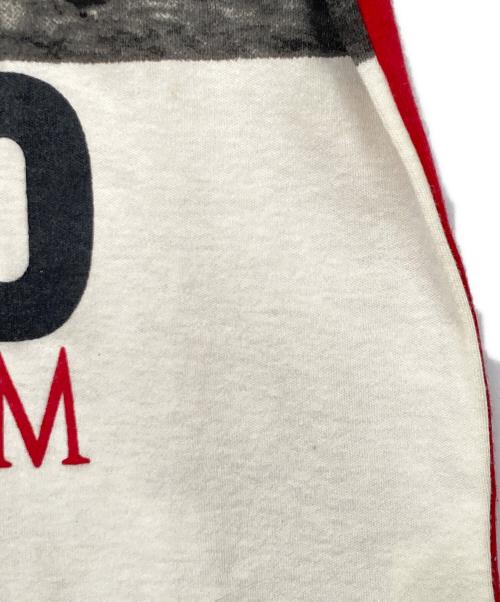 POLO RALPH LAUREN（ポロ・ラルフローレン）POLO RALPH LAUREN (ポロ・ラルフローレン) やり投げ 1992オリジナル 1992 STADIUM POLO SHIRT ホワイト×レッド サイズ:sizeLの古着・服飾アイテム
