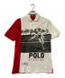 POLO RALPH LAUREN（ポロ・ラルフローレン）の古着「やり投げ 1992オリジナル 1992 STADIUM POLO SHIRT」｜ホワイト×レッド