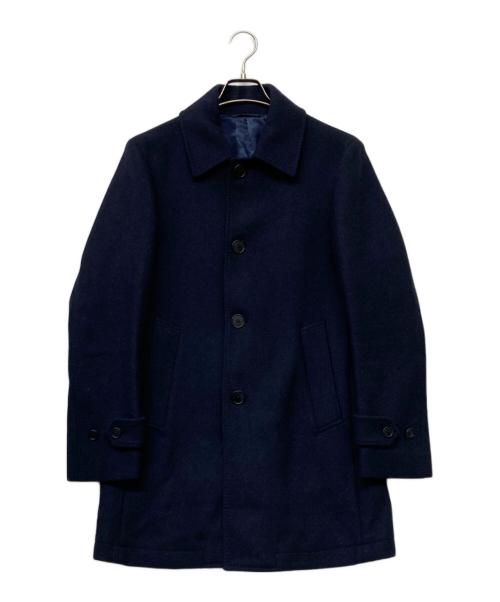 SHIPS（シップス）SHIPS (シップス) 裏ツイードウールコート ネイビー サイズ:Mの古着・服飾アイテム