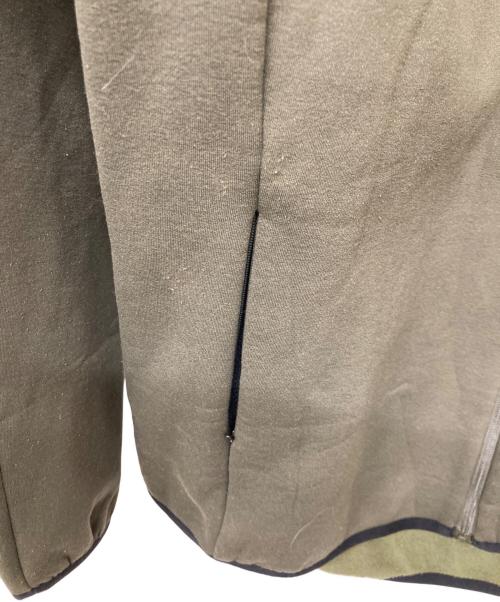 THE NORTH FACE（ザ ノース フェイス）THE NORTH FACE (ザ ノース フェイス) Hybrid Nylon Fleece Hoodie/ハイブリッド・ナイロン・フリース・フーディ グリーン サイズ:XLの古着・服飾アイテム
