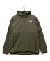 THE NORTH FACE（ザ ノース フェイス）の古着「Hybrid Nylon Fleece Hoodie/ハイブリッド・ナイロン・フリース・フーディ」｜グリーン