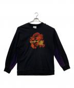 SHAREEFシャリーフ）の古着「20AW 龍 emb BIG SWEAT」｜ブラック