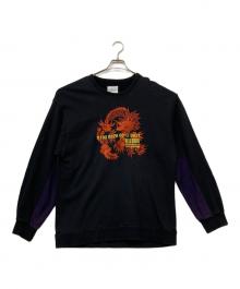 SHAREEF（シャリーフ）の古着「20AW 龍 emb BIG SWEAT」｜ブラック