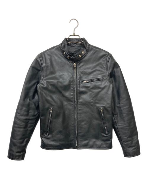 HORN WORKS（ホーンワークス）HORN WORKS (ホーンワークス) シングルライダースジャケット ブラック サイズ:SIZE Mの古着・服飾アイテム