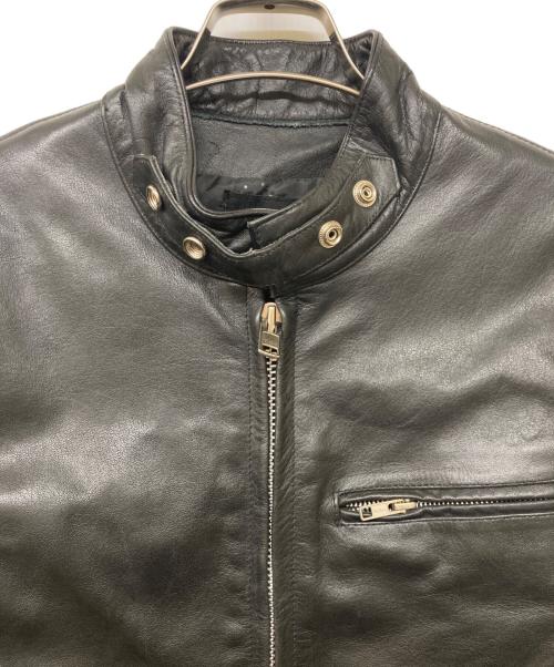 HORN WORKS（ホーンワークス）HORN WORKS (ホーンワークス) シングルライダースジャケット ブラック サイズ:SIZE Mの古着・服飾アイテム