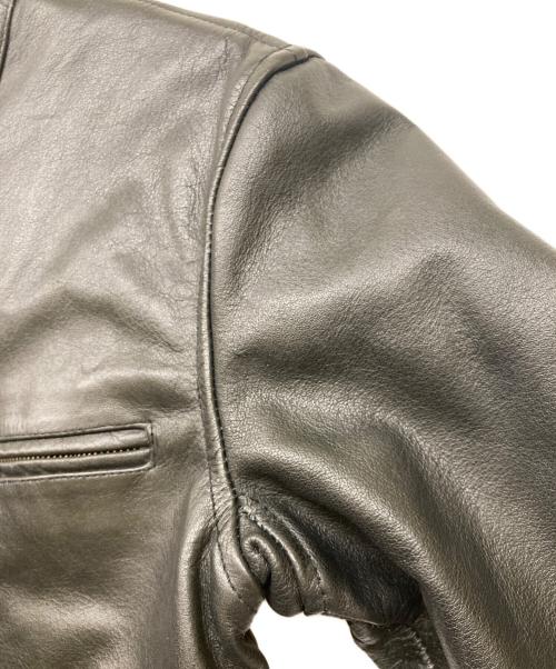 HORN WORKS（ホーンワークス）HORN WORKS (ホーンワークス) シングルライダースジャケット ブラック サイズ:SIZE Mの古着・服飾アイテム