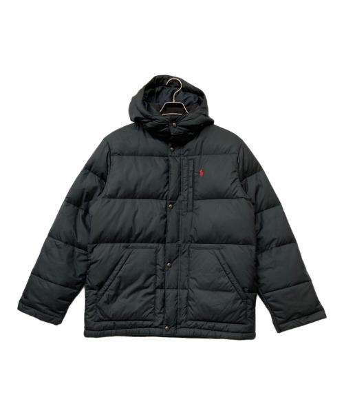 POLO RALPH LAUREN（ポロ・ラルフローレン）POLO RALPH LAUREN (ポロ・ラルフローレン) ポニー刺繍ダウンジャケット ブラック サイズ:XLの古着・服飾アイテム