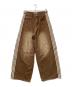 THE TOE（ザ・トゥー）の古着「24AW EMIRATES TRACK DENIM PANTS」｜ブラウン