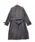 BURBERRY LONDON (バーバリーロンドン) ラムウールライナー付き襟裏ノバチェックステンカラーコート グレー サイズ:size48：10000円