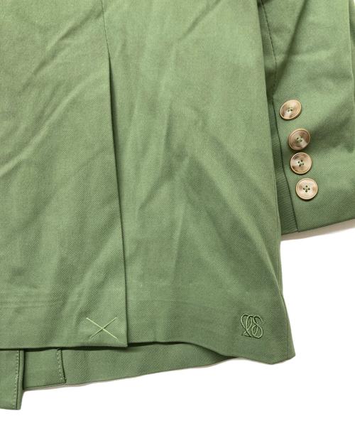 Tnewties（トゥエンティーズ）Tnewties (トゥエンティーズ) ダブルブレストジャケット グリーン サイズ:SIZE XSの古着・服飾アイテム