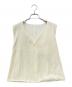 PLEATS PLEASE（プリーツプリーズ）の古着「プリーツベスト」｜ホワイト
