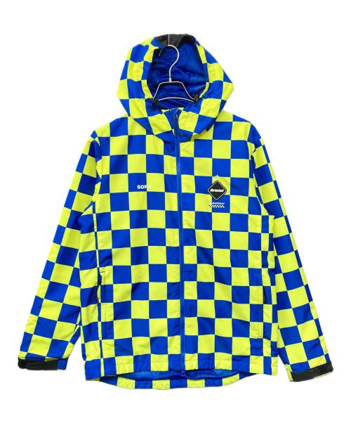 F.C.R.B.（エフシーレアルブリストル）F.C.R.B. (エフシーレアルブリストル) 19SS PRACTICE JACKET（19SSプラクティスジャケット） ライム×ブルー サイズ:SIZE Mの古着・服飾アイテム