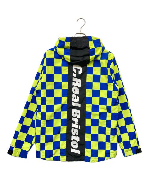 F.C.R.B.（エフシーレアルブリストル）F.C.R.B. (エフシーレアルブリストル) 19SS PRACTICE JACKET（19SSプラクティスジャケット） ライム×ブルー サイズ:SIZE Mの古着・服飾アイテム
