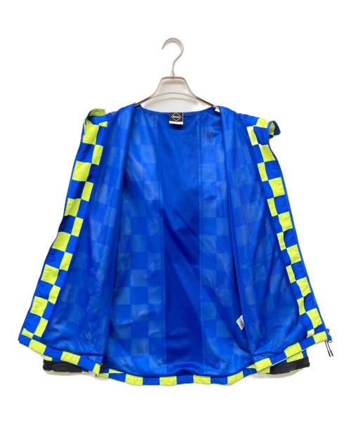 F.C.R.B.（エフシーレアルブリストル）F.C.R.B. (エフシーレアルブリストル) 19SS PRACTICE JACKET（19SSプラクティスジャケット） ライム×ブルー サイズ:SIZE Mの古着・服飾アイテム