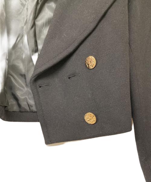 Snidel（スナイデル）Snidel (スナイデル) ビッグカラーショートコート ブラック サイズ:Freeの古着・服飾アイテム