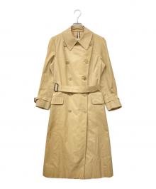 Burberry's（バーバリー）の古着「ヴィンテージ裏地ノバチェックダブルトレンチコート」｜ベージュ