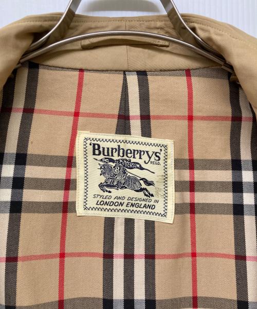 Burberry's（バーバリー）Burberry's (バーバリー) ヴィンテージ裏地ノバチェックダブルトレンチコート ベージュ サイズ:Lの古着・服飾アイテム