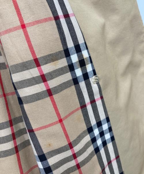 Burberry's（バーバリー）Burberry's (バーバリー) ヴィンテージ裏地ノバチェックダブルトレンチコート ベージュ サイズ:Lの古着・服飾アイテム