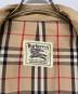 中古・古着 Burberry's (バーバリー) ヴィンテージ裏地ノバチェックダブルトレンチコート ベージュ サイズ:L：13000円