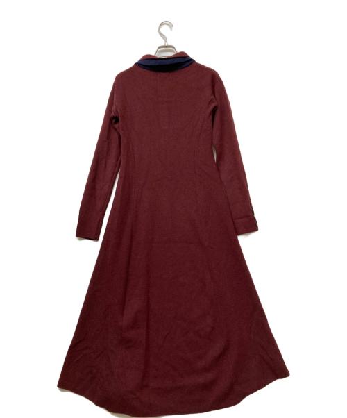 loin nuit（ロワンニュイ）loin nuit (ロワンニュイ) knit tie onepiece（ニット タイ ワンピース） パープル サイズ:SIZE Freeの古着・服飾アイテム